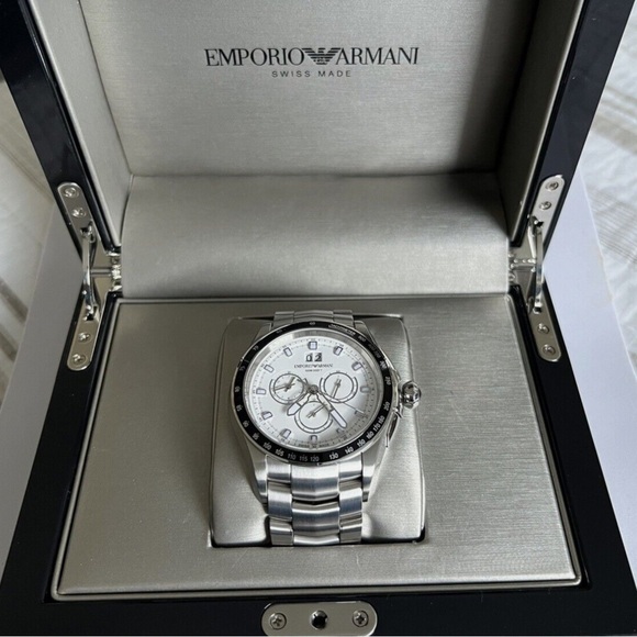 Emporio Armani Other - Emporio Armani Swiss Made Watch ARS9101 Chronograph Men’s Watch 44mm.
